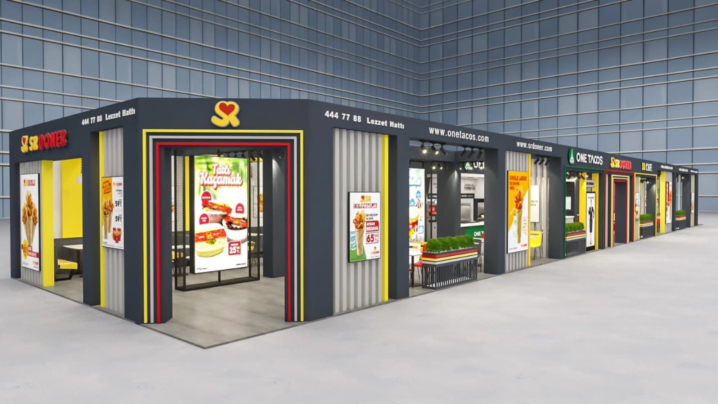 SR Döner 3D Tasarım